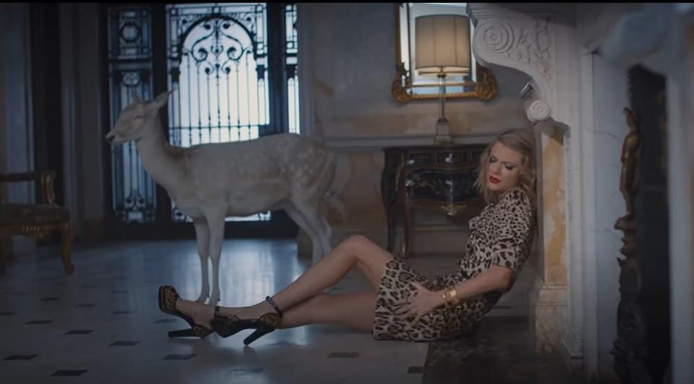 Scene from Taylor Swift's Blank Space video filmed inside of Winfield Hall. 