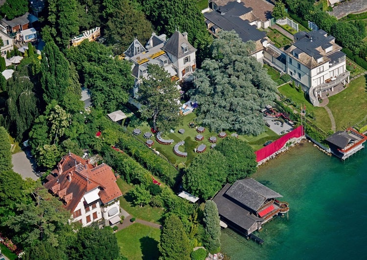 Tina Turner's house in Switzerland, Chateau Algonquin. 