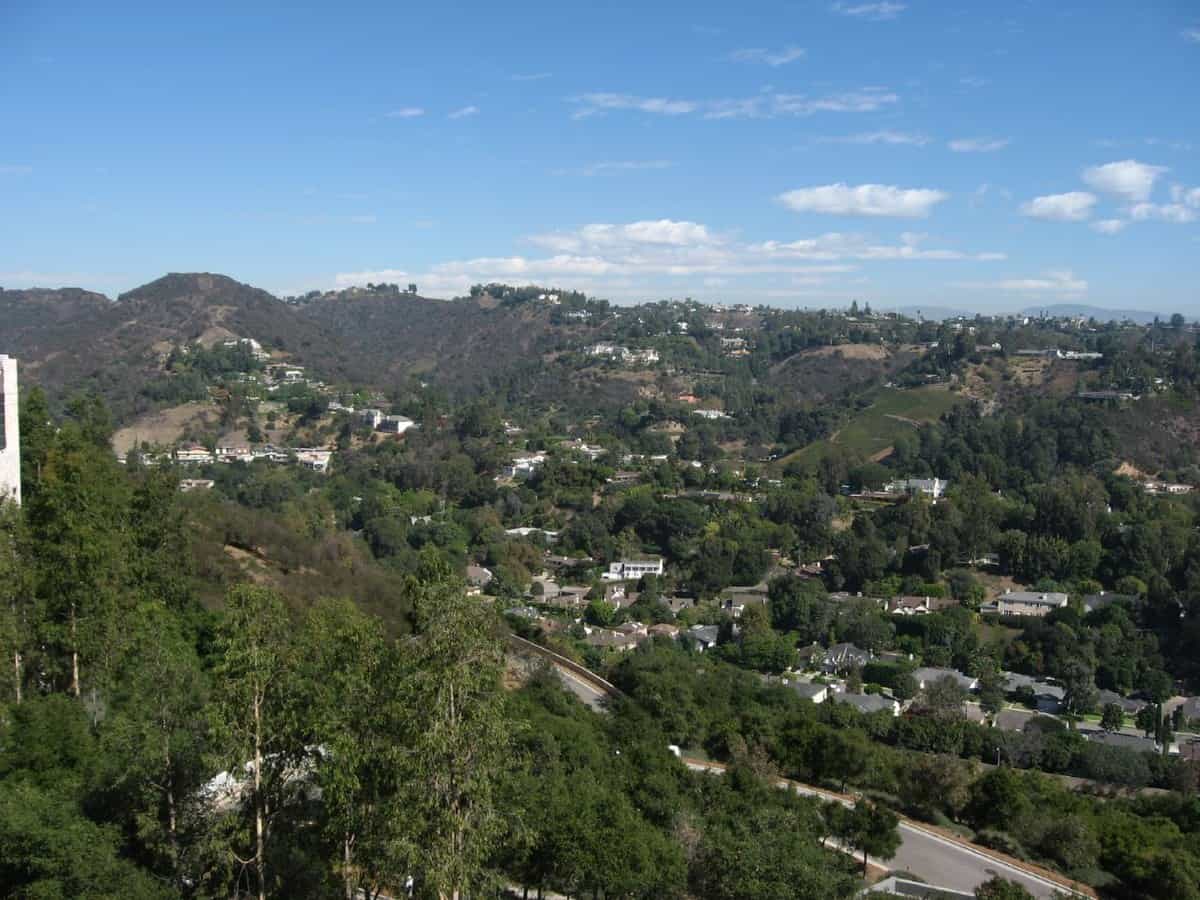 View of Brentwood from the Getty Center. 