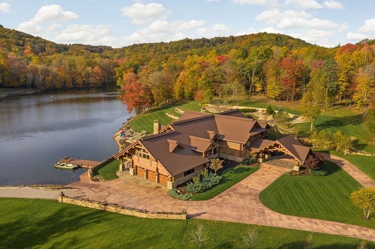 Tony Stewart's ranch in Indiana.