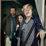 the movie's three protagonists inside the house from Windfall