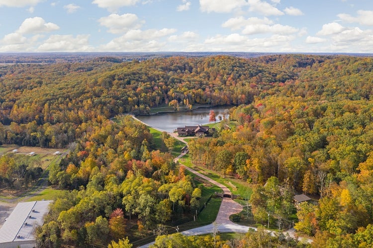 Tony Stewart's house and surrounding 415 acres of land zoned for hunting