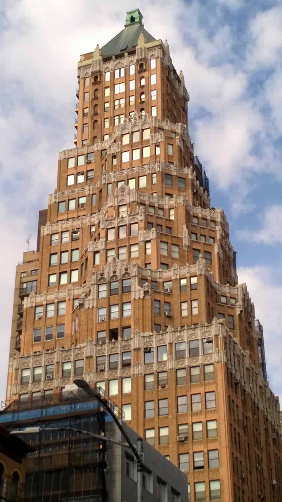 Exterior façade of 75 Livingston Street building in Brooklyn, New York.