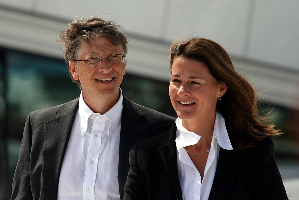 Bill and Melinda Gates before the divorce