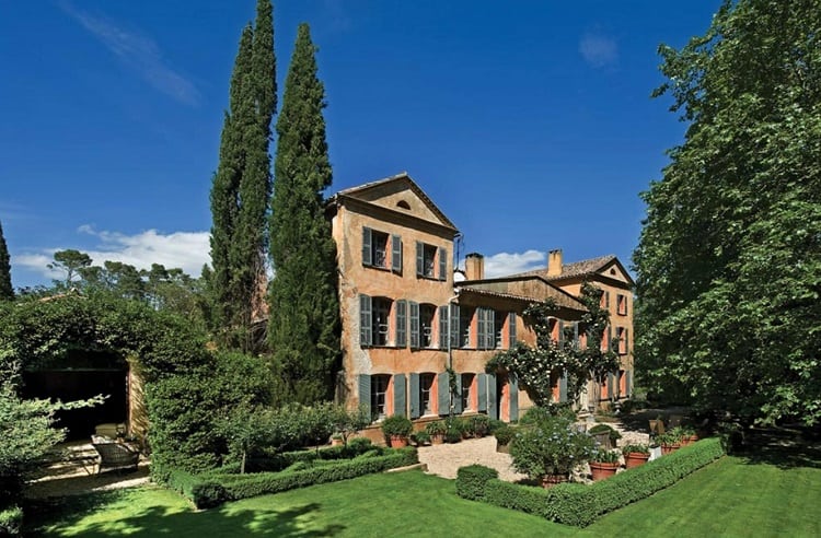 George Clooney's house in France, known as Domaine du Canadel. 