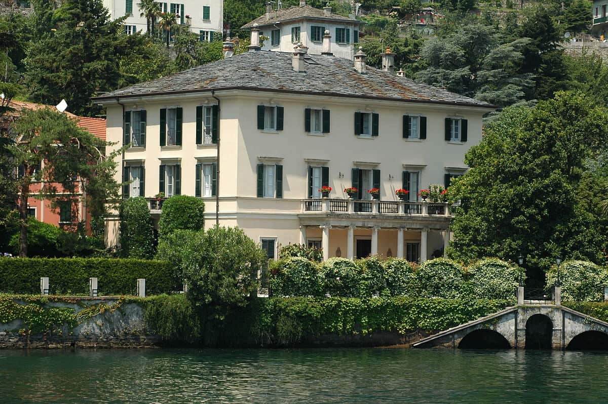 George Clooney's house on Lake Cuomo in Italy, Villa Oleandra