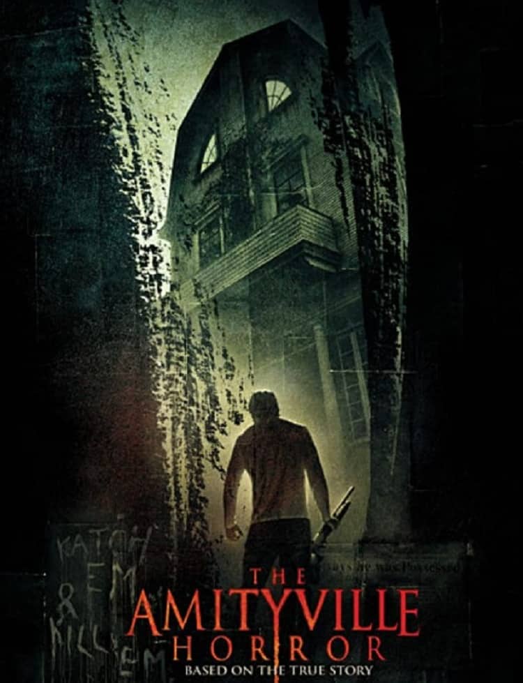 Poster for the 2005 Amityville Horror movie remake, starring Ryan Reynolds. 