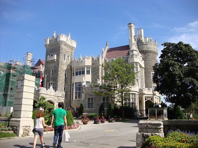 Visiting Casa Loma in Toronto, ON.