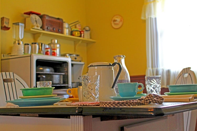 Photo taken inside the 'A Christmas Story' House, where movie props abound, recreating the look from the 1983 classic.