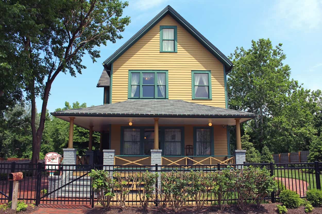 Ralphie's house in 'A Christmas Story'. Photo credit: A Christmas Story House & Museum