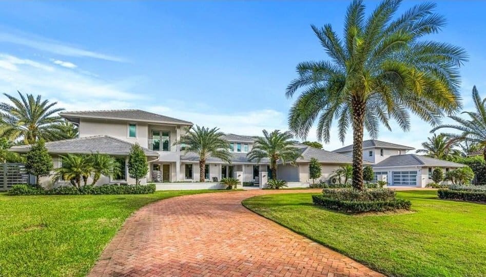 Exterior of Bhad Bhabie's house in Boca Raton, Florida