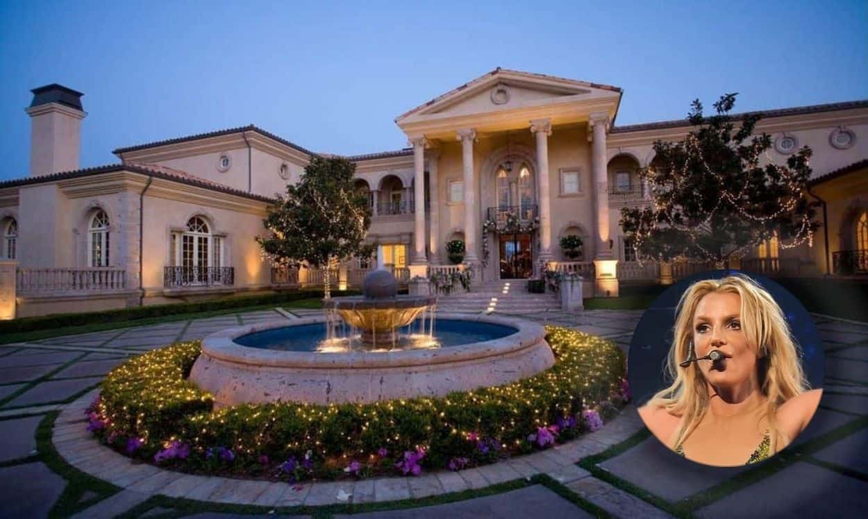 singer Britney Spears and her house in California