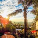 view of Los Angeles from the Bird Streets in West Hollywood