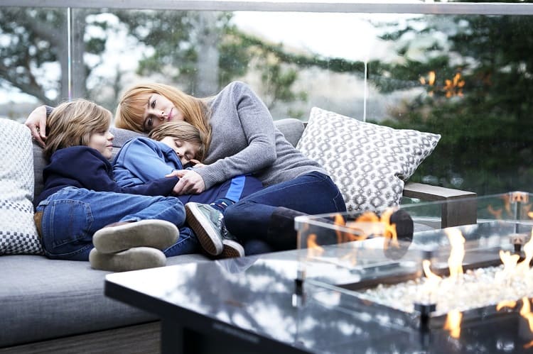 The outdoor area of Celeste's house in Big Little Lies. 