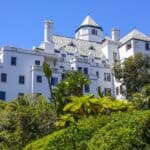 Exterior of the Chateau Marmont in Los Angeles