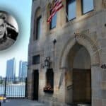 building entrance to Greta Garbo's apartment at The Campanile in New York