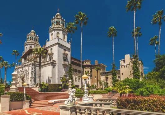 Publishing tycoon W. R. Hearst’s castle in San Simeon, the inspiration for Citizen Kane’s Xanadu