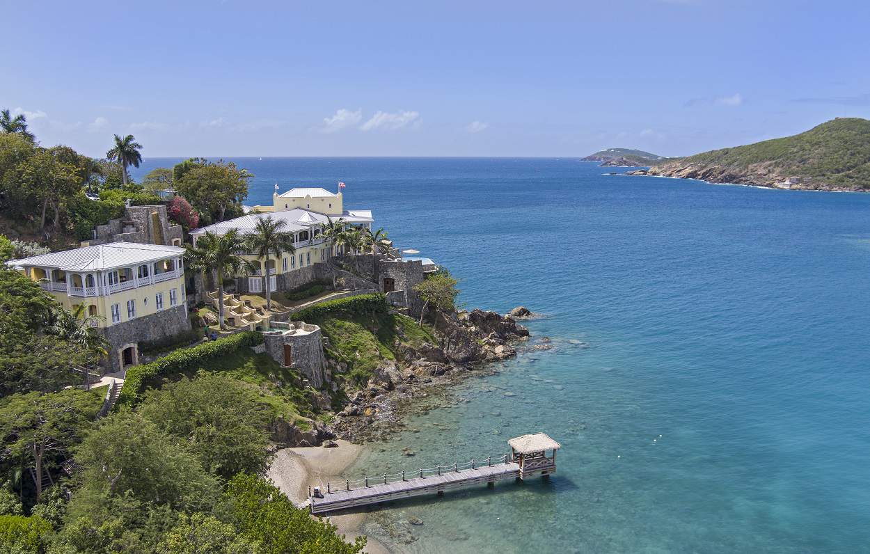 luxury waterfront estate overlooking the Caribbean in Saint Thomas