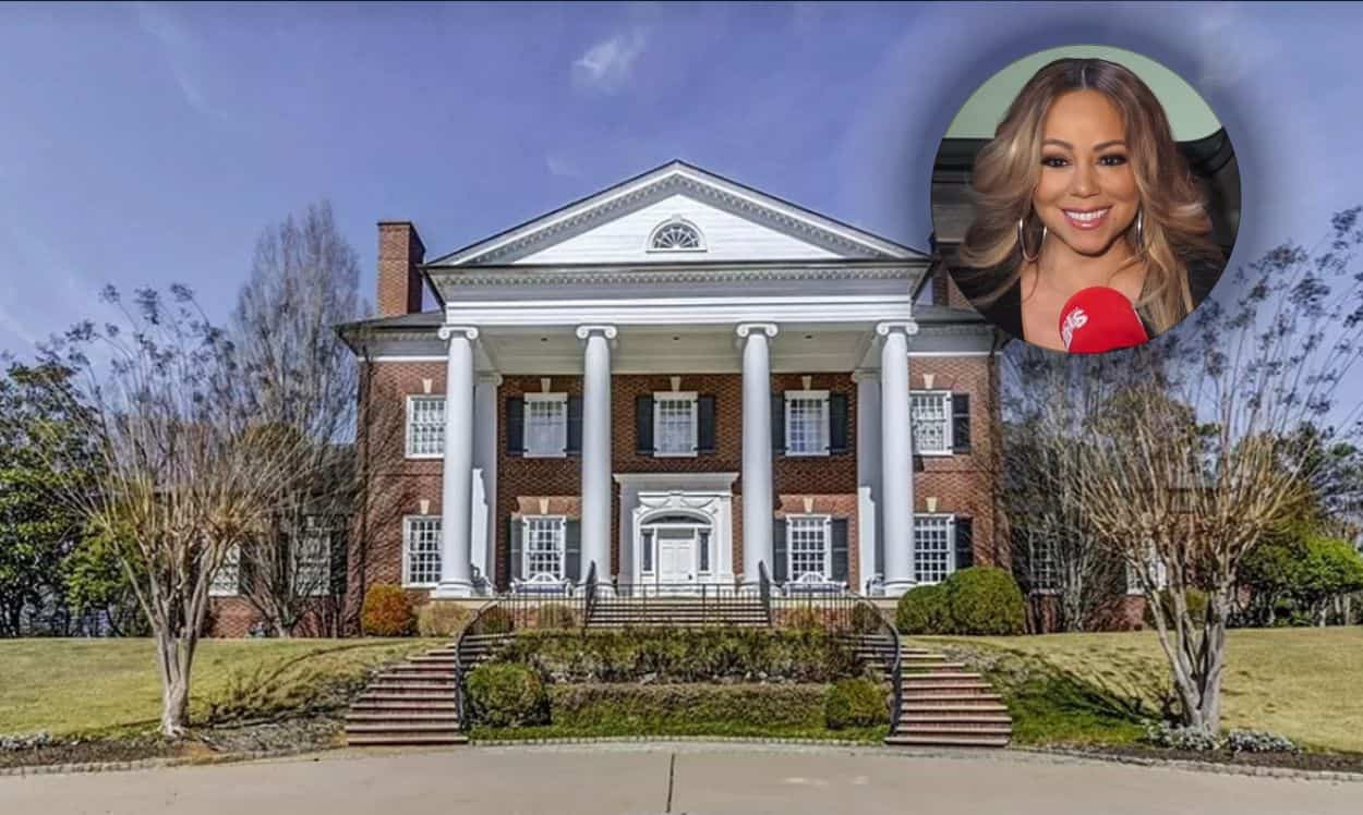 Mariah Carey's house in Atlanta, formerly rented by action star Dwayne Johnson.