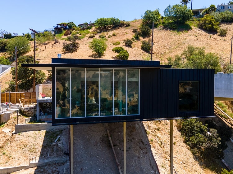 A close-up look at one of Richard Neutra's platform houses