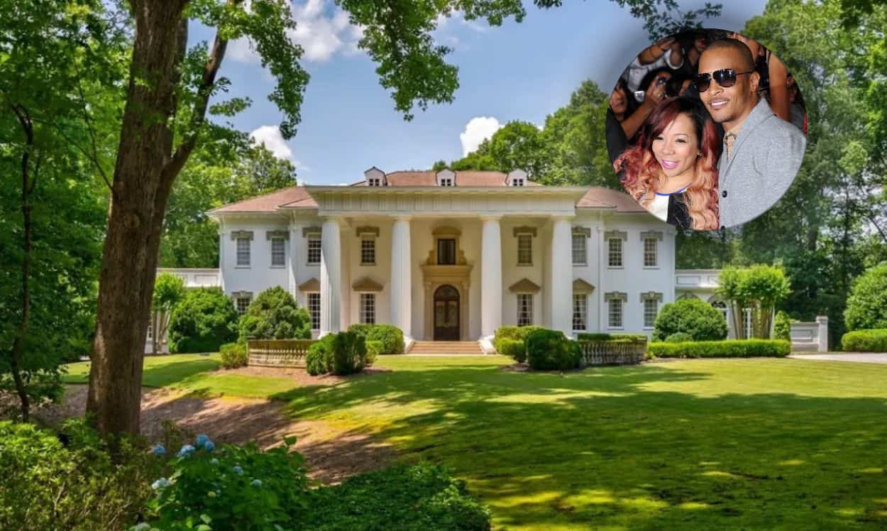 The 14,000-square-foot house rapper T.I. shares with wife Tameka "Tiny" Harris and their kids.