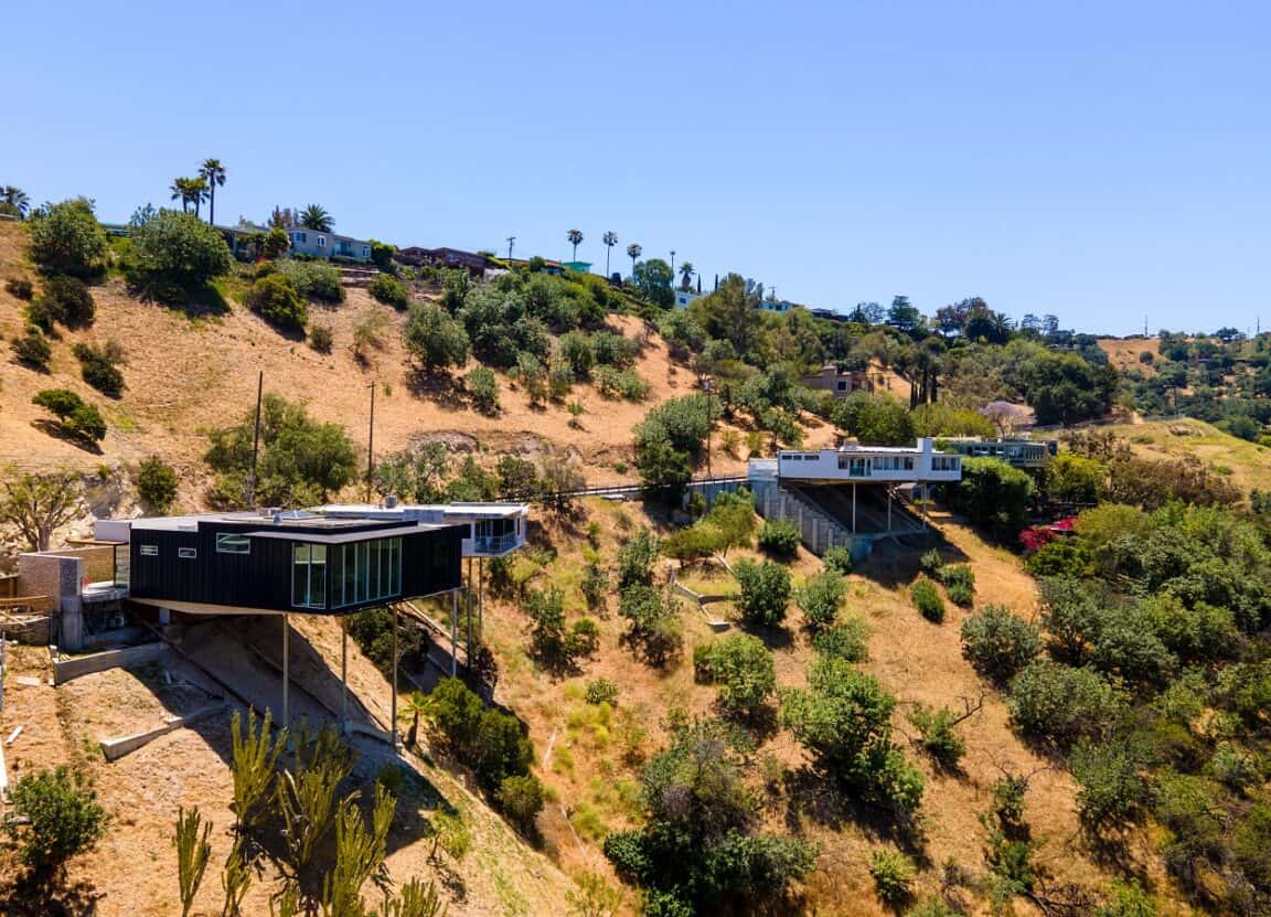Richard Neutradesigned stilt house looms over the San Fernando Valley