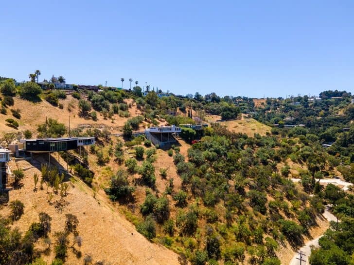 Richard Neutradesigned stilt house looms over the San Fernando Valley