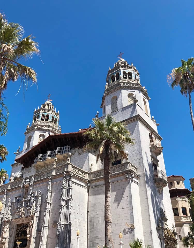 The visitor center at Hearst Castle in San Simeon, Calif.