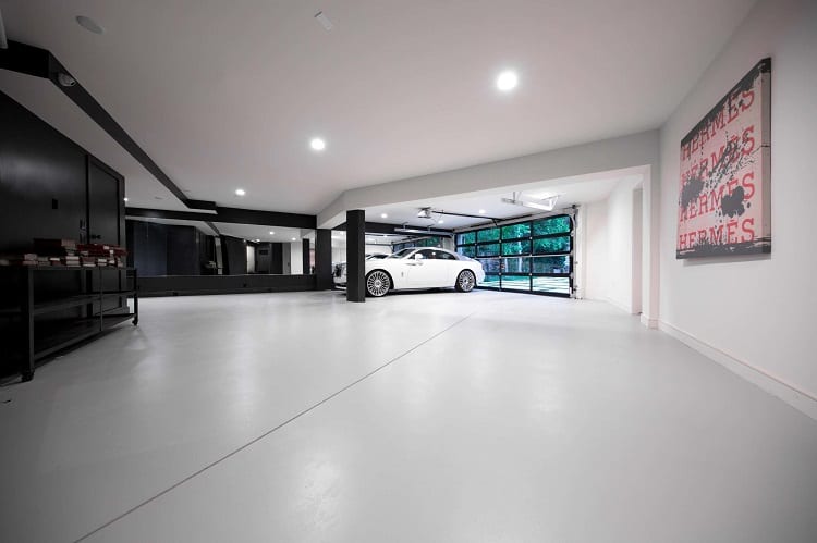 Machine Gun Kelly's garage