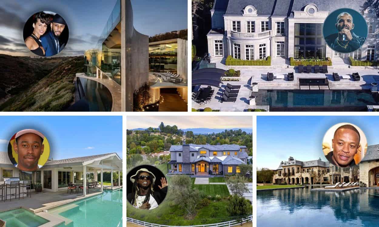 compilation of the most expensive rapper houses