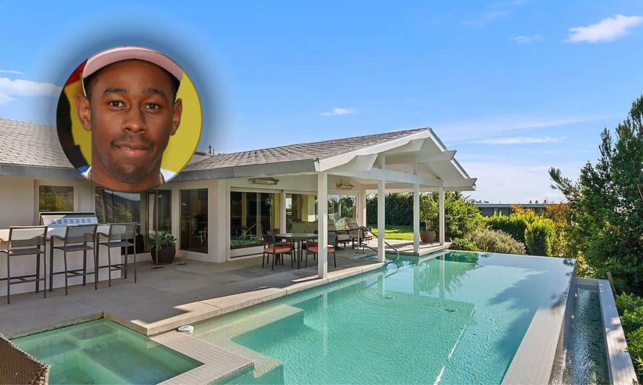 Rapper Tyler, the Creator's house is a Bel Air beauty with 4 bedrooms and 5 baths.