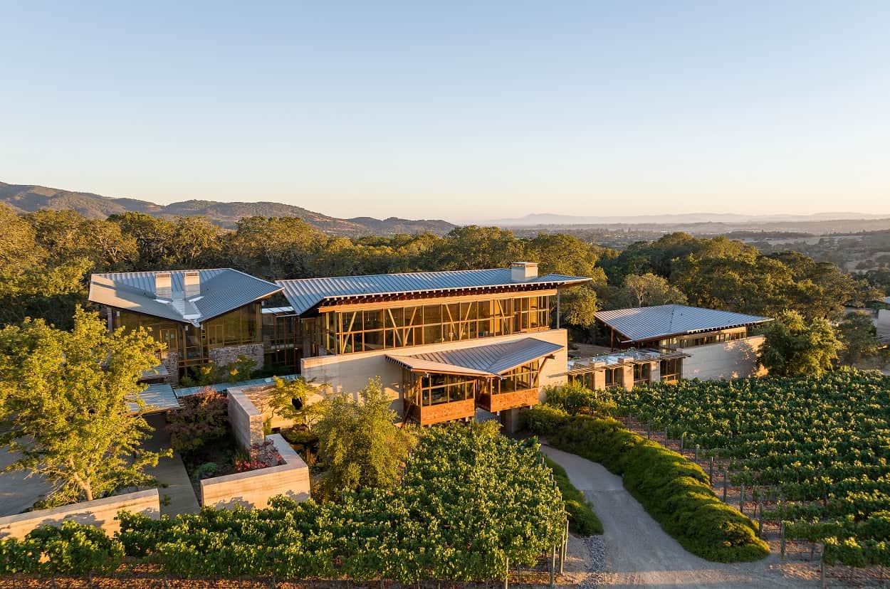 the main residence at Meteor Vineyard