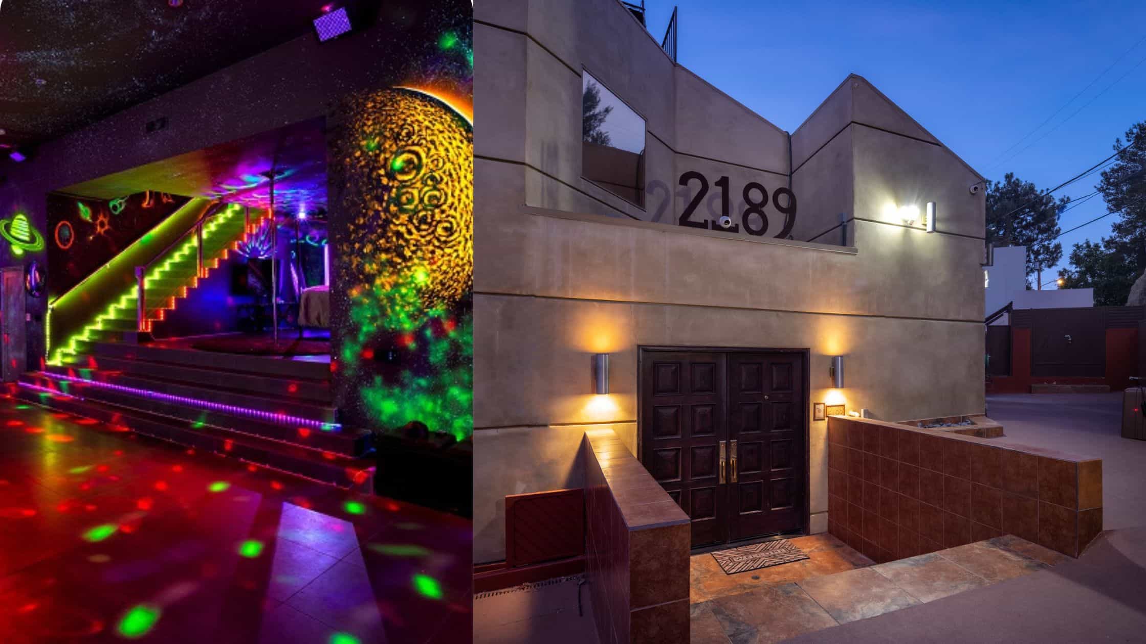 Los Angeles House of Sin and its colorful nightclub