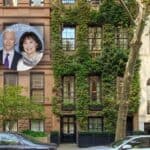 exterior of Gloria Vanderbilt's former house in New York City