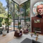 Tears for Fears frontman Roland Orzabal and the living room of his house in Los Angeles