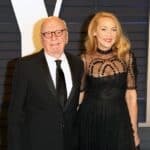 Media mogul Rupert Murdoch and ex-wife Jerry Hall at the 2019 Vanity Fair Oscar Party in Beverly Hills, CA