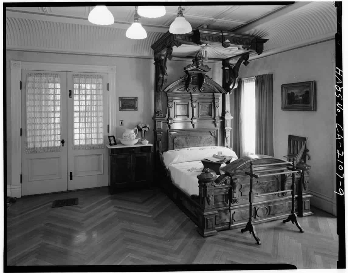 Sarah Winchester's bedroom inside the Winchester mansion. 