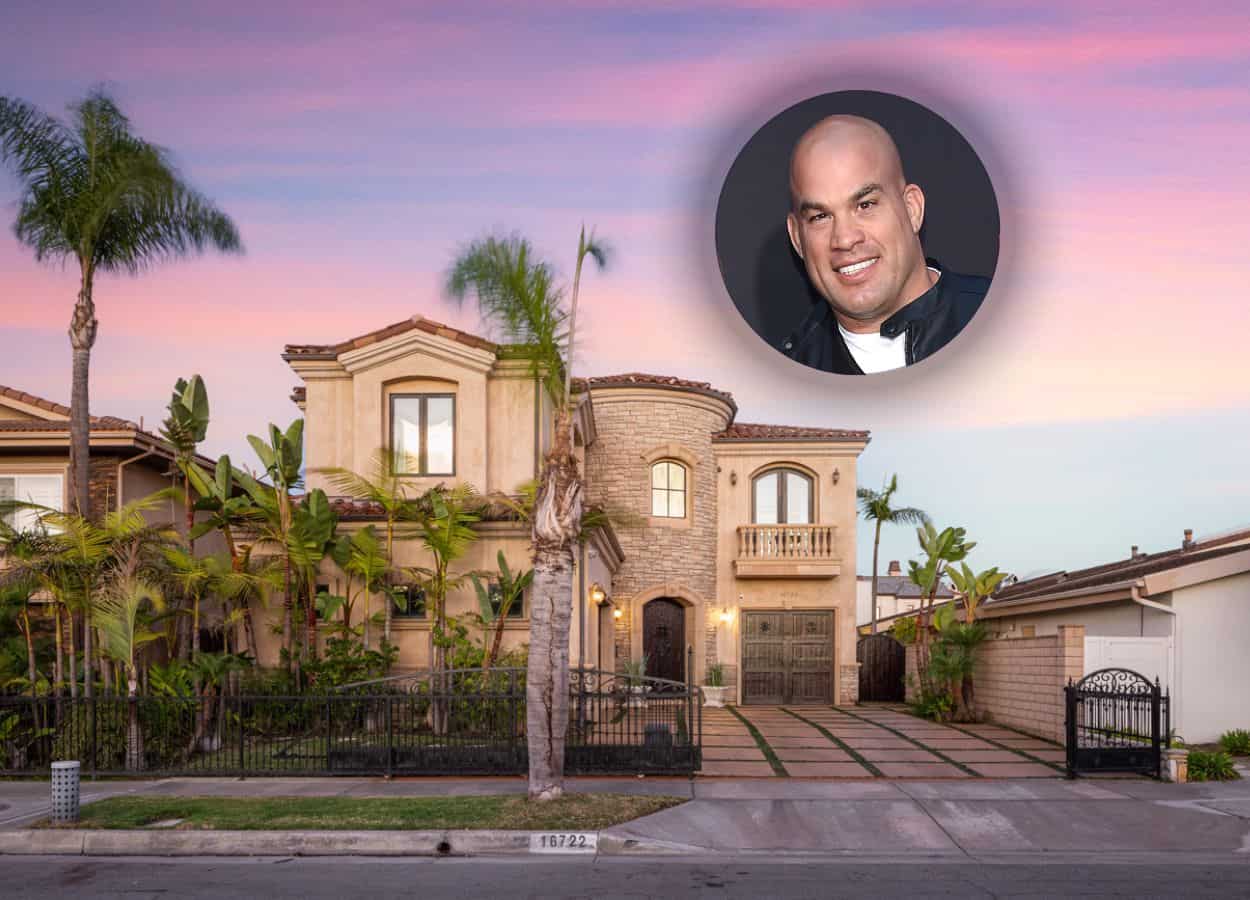 UFC champ Tito Ortiz and his house in Huntington Beach