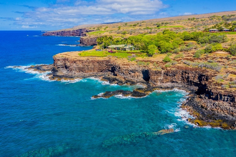 Lanai, Larry Ellison's private island in Hawaii. 