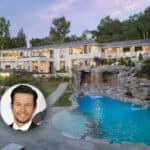 actor Mark Wahlberg and his former house in Beverly Hills