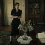 Alexandra Daddario in the Mayfair Witches house on AMC