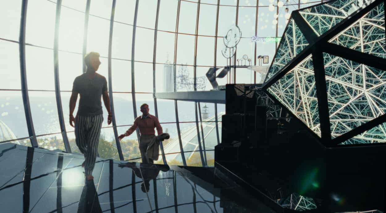 inside the Glass Onion house