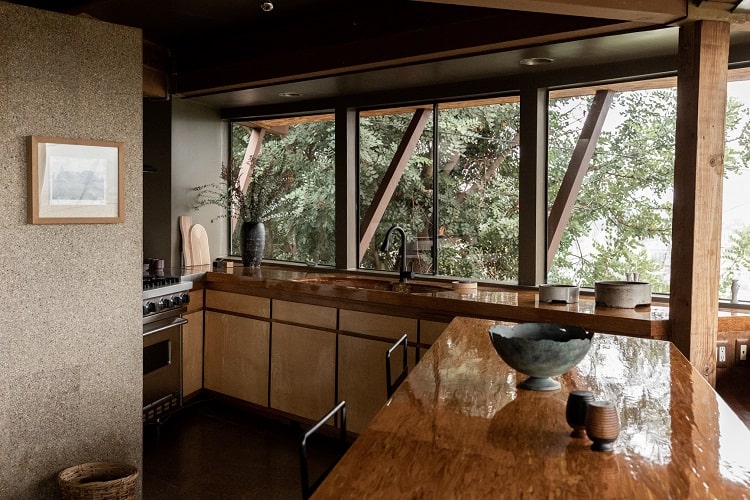 kitchen of the Domestead house