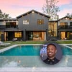 actor Michael B. Jordan and his house in Encino