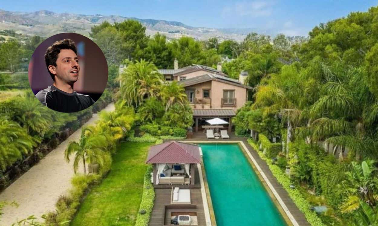 Google co-founder Sergey Brin and his house in Malibu