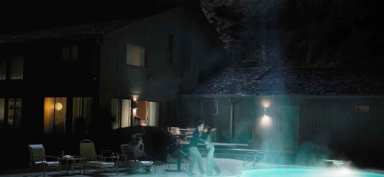 pool party at Steve Harrington's house in Stranger Things