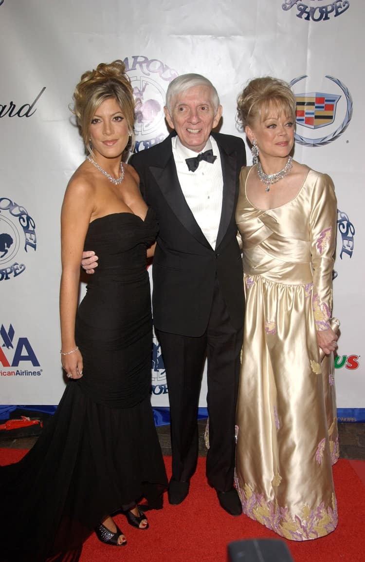 Legendary TV producer Aaron Spelling, seen here on the red carpet along with wife Candy Spelling and daughter Tori Spelling.