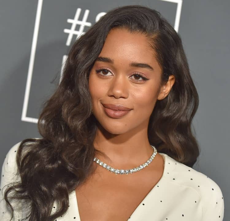 close-up photo of Laura Harrier