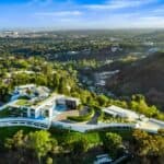 The One mansion in Bel Air, seen from above