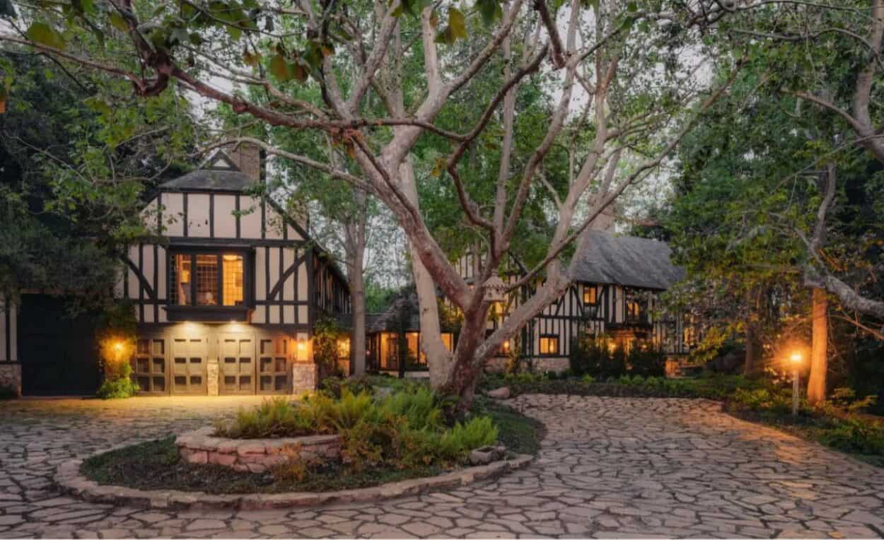 Ariana Grande's house in Montecito, where she held an intimate wedding ceremony with husband Dalton Gomez.